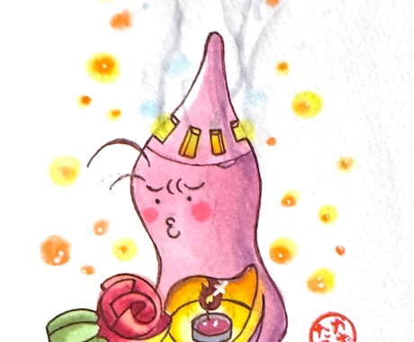 アナログイラストでキャラクターをお描きします イメージ1
