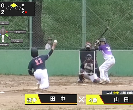 まるでプロ○ピ風の変化球コマンドを作成します 野球大好き編集マンが本気で作りました イメージ2