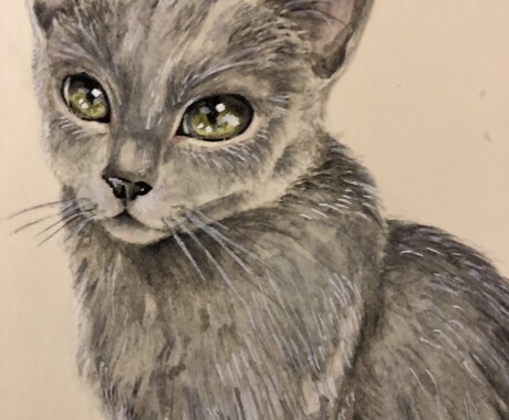 ワンちゃん猫ちゃんを透明水彩と色鉛筆で描きます ペットとの思い出をイラストに残しませんか イメージ2