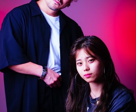 モデルとカメラマンでお店等の宣材写真撮影承ります 男性モデルは俳優女性モデルはダンサーモデル犬も在籍 イメージ2