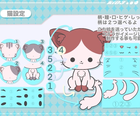 ゆるくて可愛い猫イラストかきます 猫の日にちなんで猫のアイコンにしませんか？ イメージ2