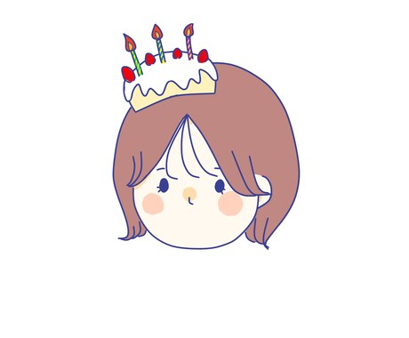 ほわっと可愛い♪にがおえ描きます 個性引き立つワンポイントアイテム付き♪ イメージ1