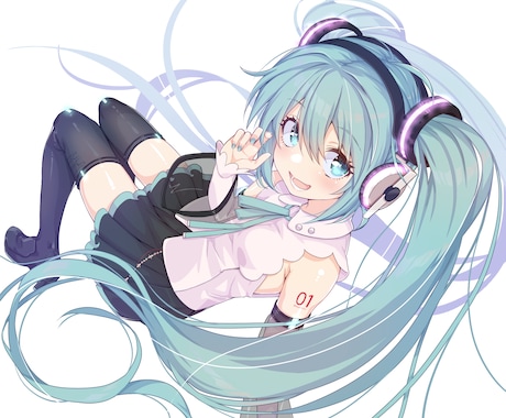 MV・配信・SNSで使える高品質イラスト制作します ボカロMV・Vtuber立ち絵・小説挿絵など実績あります イメージ2