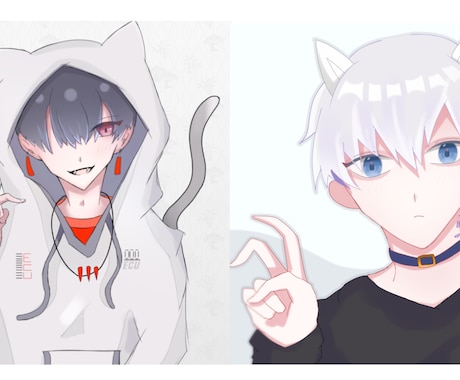 アイコンお描きします もし絵柄が好きであれば！装飾も可 イメージ1