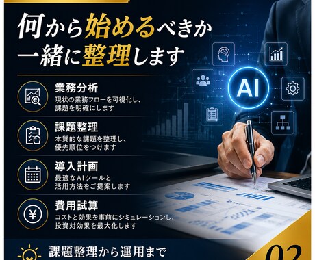 現役SEが実践的なAIによる業務効率化を支援します 「セキュリティ」「コスト」から最適な導入を運用までサポート イメージ2