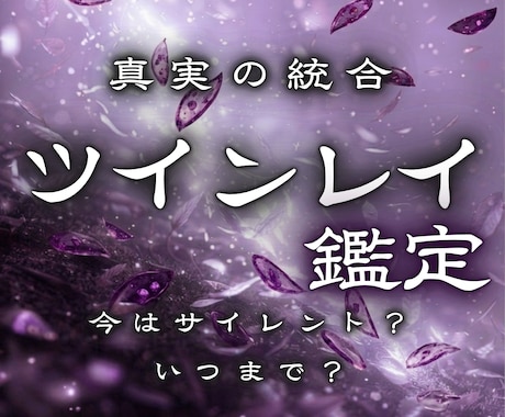一向に動かない現状・サイレントの苦しみを打破します 想い人がツインかを知り、固い絆で結ばれ幸福になりたい方へ イメージ1