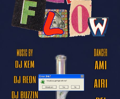 HIPHOPクラブイベントのフライヤーを制作します イメージ1