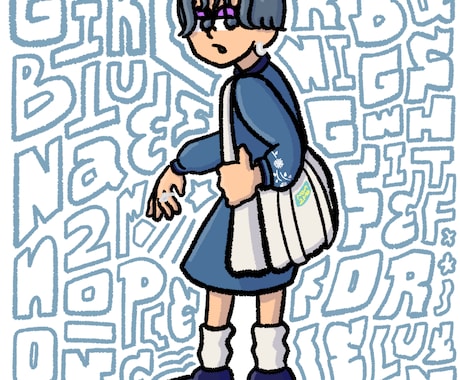 イラスト・アイコン描きます アメリカのアニメのようなポップな絵柄 イメージ1