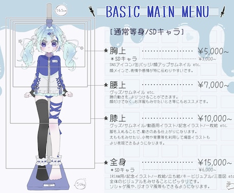 究極に甘可愛いきらふわなイラストお描きします ★キャラ/衣装デザ・立ち絵・1枚絵・動画用・SD等◎★ イメージ2