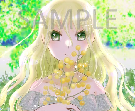 最安値1000円で高級感のあるアイコン描きます 光と透明感あふれる素敵イラスト イメージ1