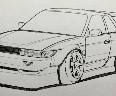 ご自身の愛車、カスタムカー、多種多様な車を描きます イメージ1