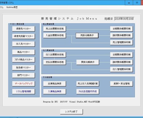 販売管理システムの開発をします パッケージソフトでは満足出来ない事業者向け イメージ1