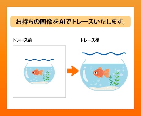 画像からAiデータをお作りします 手描きイラスト、画像、ロゴなどをトレースいたします！ イメージ2