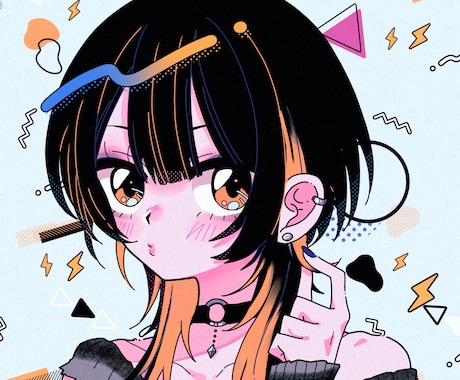 80~90年代風イラスト・アイコン制作します 80年代・90年代風のレトロ・ニューレトロなポップなイラスト イメージ2