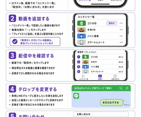 販促と案内をまとめてモニター化いたします モニター設置からデザイン制作まで広く対応いたします！ イメージ2