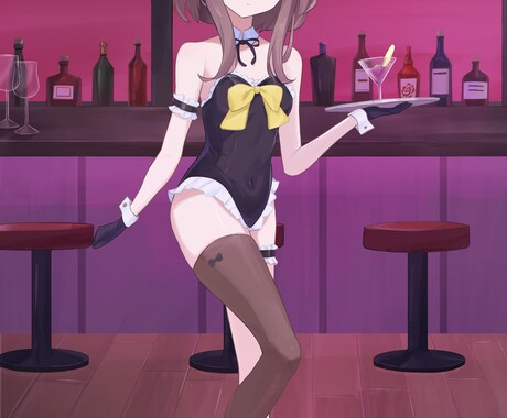 一枚絵を描きます 可愛い女の子のイラストを描きます イメージ1