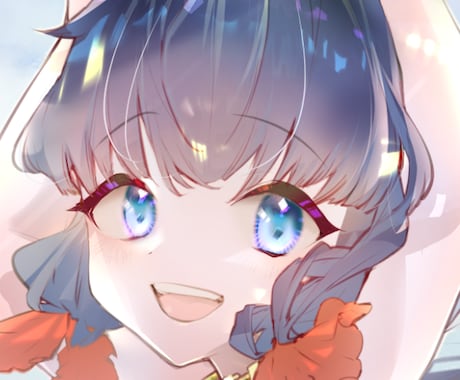 期間限定！あなただけの可愛いアイコン描きます SNSや配信に！キラキラつやつやな絵にお仕立てします！ イメージ1