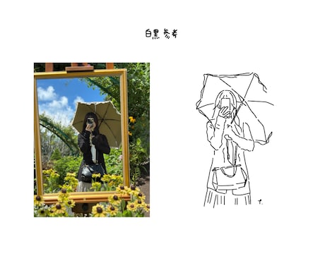 日常を切り取るお手紙のようなイラストを描きます 日常の一瞬や大切な物をすっきりとした線と余白で表現します。 イメージ2