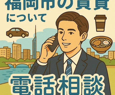 福岡市賃貸のご相談にのります 【お部屋探し前の不安解消】業界歴8年のプロが中立な目線で助言 イメージ1