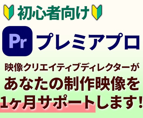 あなたの映像制作をプロが1ヶ月サポートします あなたの目標を達成できるようにメッセージで1ヶ月サポート! イメージ1