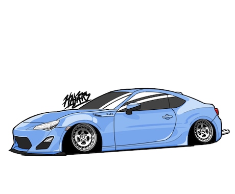 愛車のイラストを描かせていただきます 改造車などのイラストを描きます！ イメージ2
