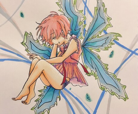 優しく、幻想的な物語性のある絵をお届けします 綺麗で儚い、優しくて淡い。そんなイメージが好きな方へ❀ イメージ2