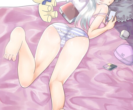 イラストを彩色を代行いたします 線画をご用意頂いて理想の塗りで仕上げます！ イメージ2