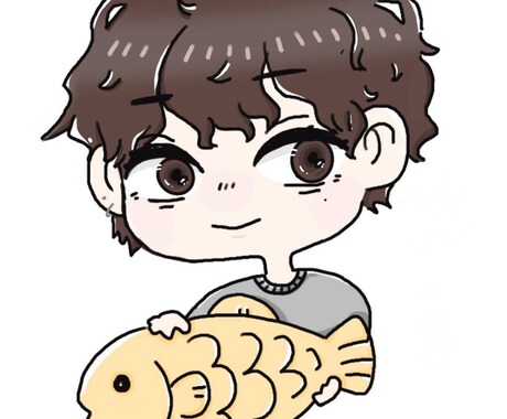 ゆるふわミニキャライラスト描きます 動物から人、人外までいろんなものを描きます イメージ2