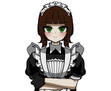 太線でかわいい♡アイコン描きます 自分の思い通りにパーツをカスタマイズできます！ イメージ1