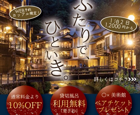 webサイトの広告バナーを作成します 低価格・すぐにバナーが必要な人へ イメージ1