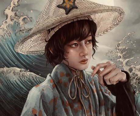 細密な人物や動物のイラストを描きます 細かく繊細なタッチを得意とします イメージ2