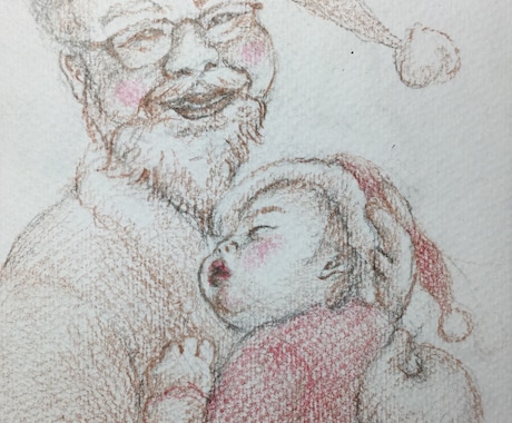 色鉛筆または鉛筆で似顔絵かきます イメージ2