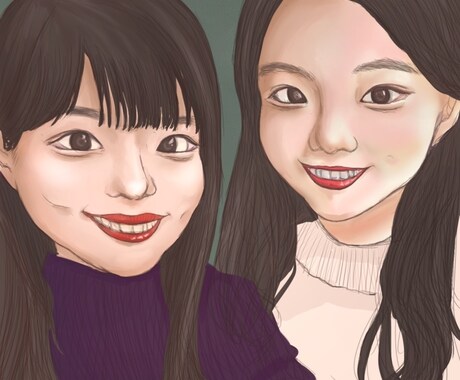 あなたの似顔絵描きます リアルな雰囲気の似顔絵です！！ イメージ1