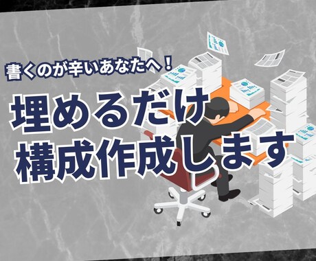 見出しで止まる人専用:記事構成つくりますます ブログ対応・見出し設計・執筆ポイント付き イメージ1
