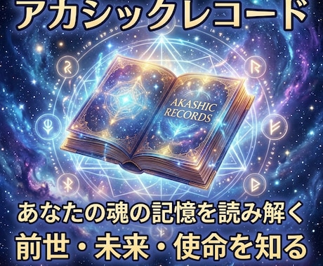 アカシックレコード霊視占いで魂の記憶を読み解きます 宇宙の図書館へアクセスし魂の記憶から現在・過去・未来見ます イメージ1