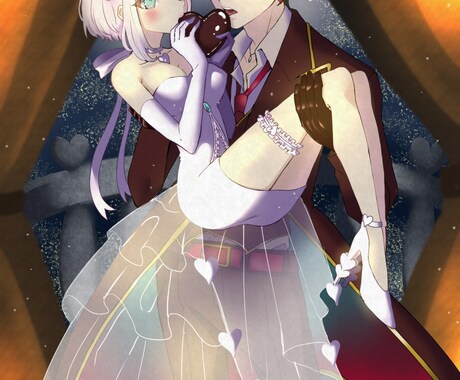 夢絵！魅力的なイラストを描きます 楽しいイラストオーダーです(⁎ᴗ͈ˬᴗ͈⁎) イメージ2