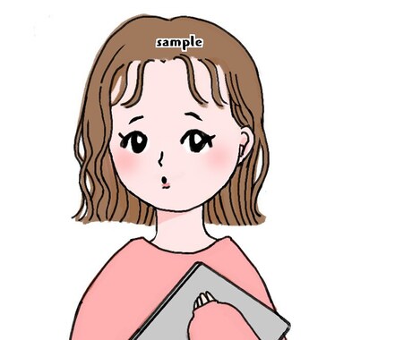 商用OK！シンプルな挿絵♡ブログ等使えます HPやインスタ,Twitter,YouTube,社内アイコン イメージ2
