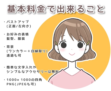 シンプルかわいいアイコンイラスト描きます シンプルだからパッと目に留まる！ほっこり癒しのアイコン イメージ2