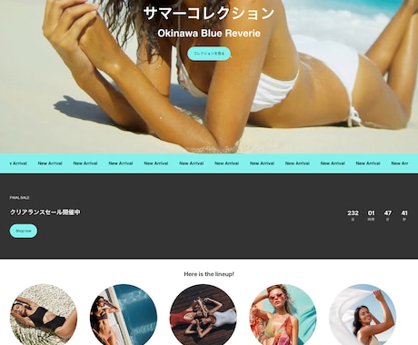 弊社Shopifyテーマを導入・初期設定します 日本市場に特化したShopify themeを開発しました。 イメージ2