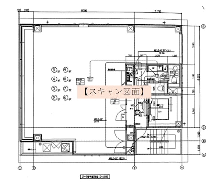 手書きやPDFからのCAD化・白図作成します 2級建築士の資格保持【VectorWorks2026使用】 イメージ2
