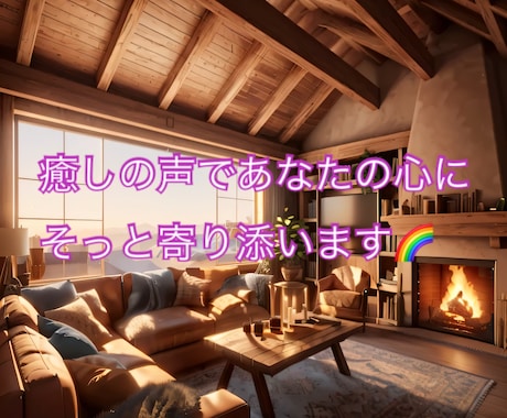 ふと寂しい時、誰かに話したい時心に寄り添います ゆるっとお話、深刻なお悩みも、癒しボイスで心に寄り添います♡ イメージ1