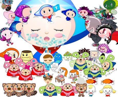 想像したキャラクターのイメージをカタチにします 印象に残る愛されるキャラクターをご提案致します。 イメージ2