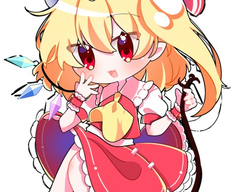 7月限定料金 可愛らしいSDイラストを描きます 【6月限定料金】彩度の高い目の引くイラストを描きます イメージ2
