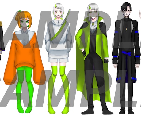 立ち絵を描きます IRIAMやグッズ用の立ち絵を描きます。 イメージ1