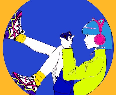 ポップで目を惹く★エモいイラスト描けます エモかわPOPイラストはいかが？ イメージ1