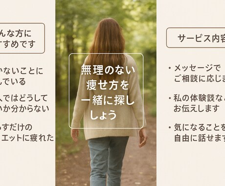 トレーナーによる指導でダイエットで成功させます 「リバウンドばかりの貴方一緒に見違えましょう」 イメージ2