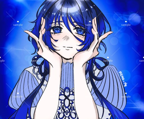 かわいい・綺麗な女の子、ショタを描きます 商用利用可能！オリキャラの1枚絵、ヘッダーなどイラスト イメージ2