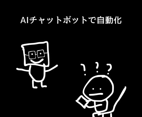 AIによるチャットボットでビジネスを手伝います 顧客対応に追われているあなたに（10月末まで特別価格） イメージ1