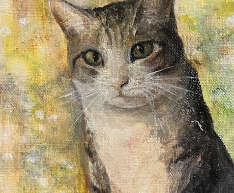 ペットや似顔絵を油絵で心を込めて制作いたします イメージ1