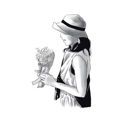 シンプルな似顔絵イラストを制作いたします 自分だけの特別な絵が欲しい方へ イメージ2